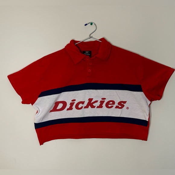 Dickies Collard Crop Top - Picture 2 of 4